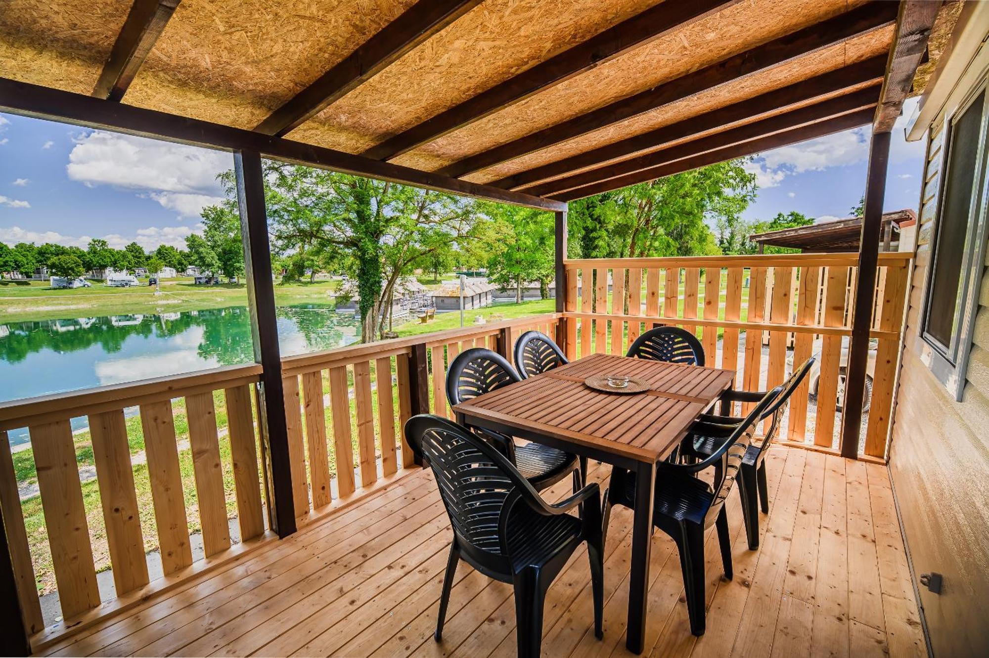 Lake View Mobile Homes With Thermal Riviera Tickets In Terme Catez Чатеж об Сави Стая снимка