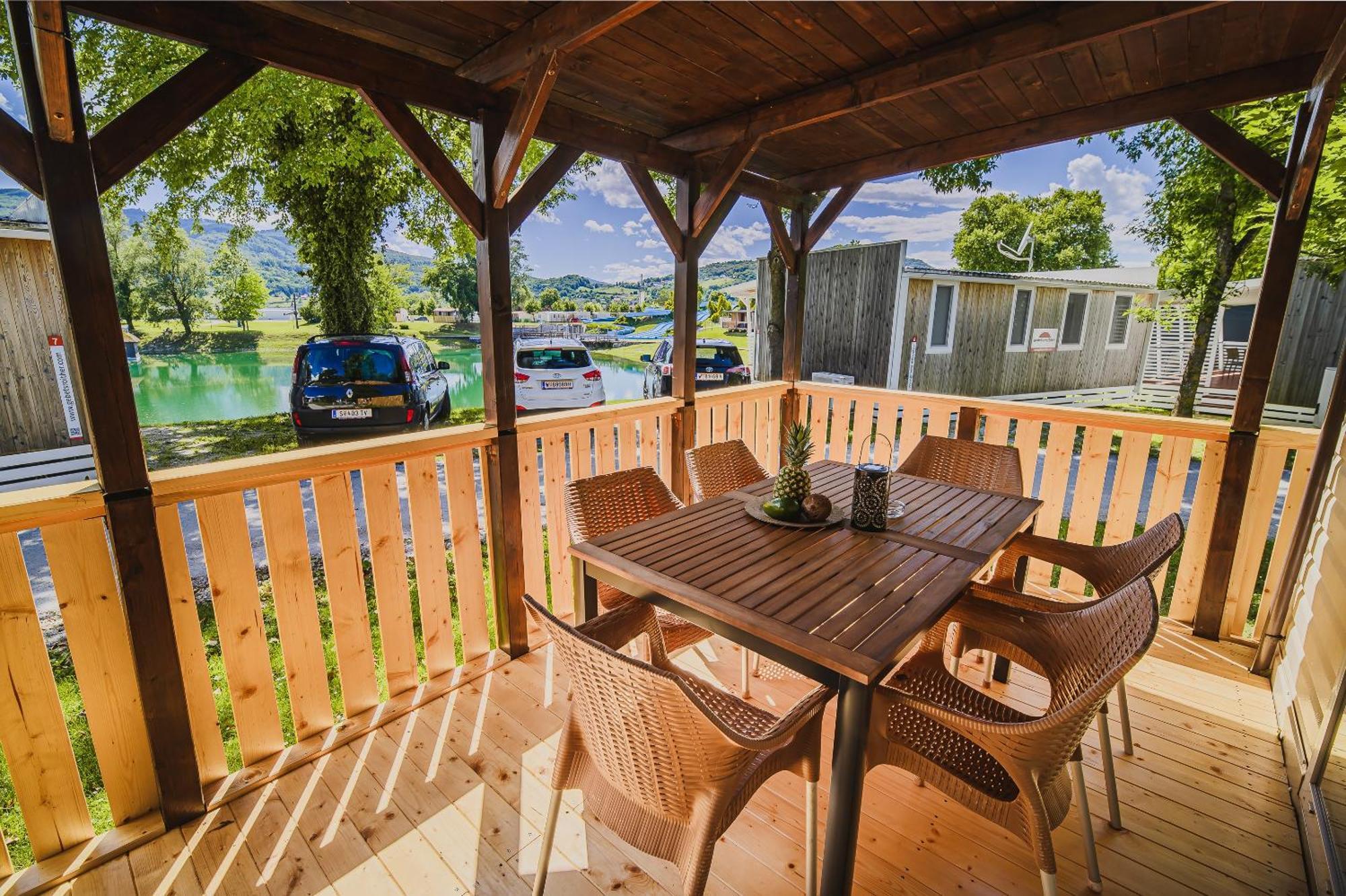 Lake View Mobile Homes With Thermal Riviera Tickets In Terme Catez Чатеж об Сави Стая снимка